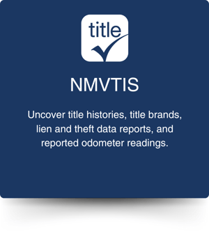 NMVTIS title history reports.