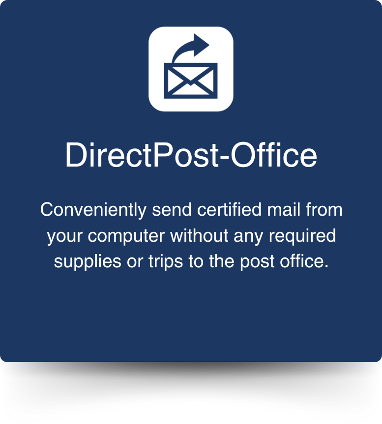 DirectPost-Office -Certified Letter Tool
